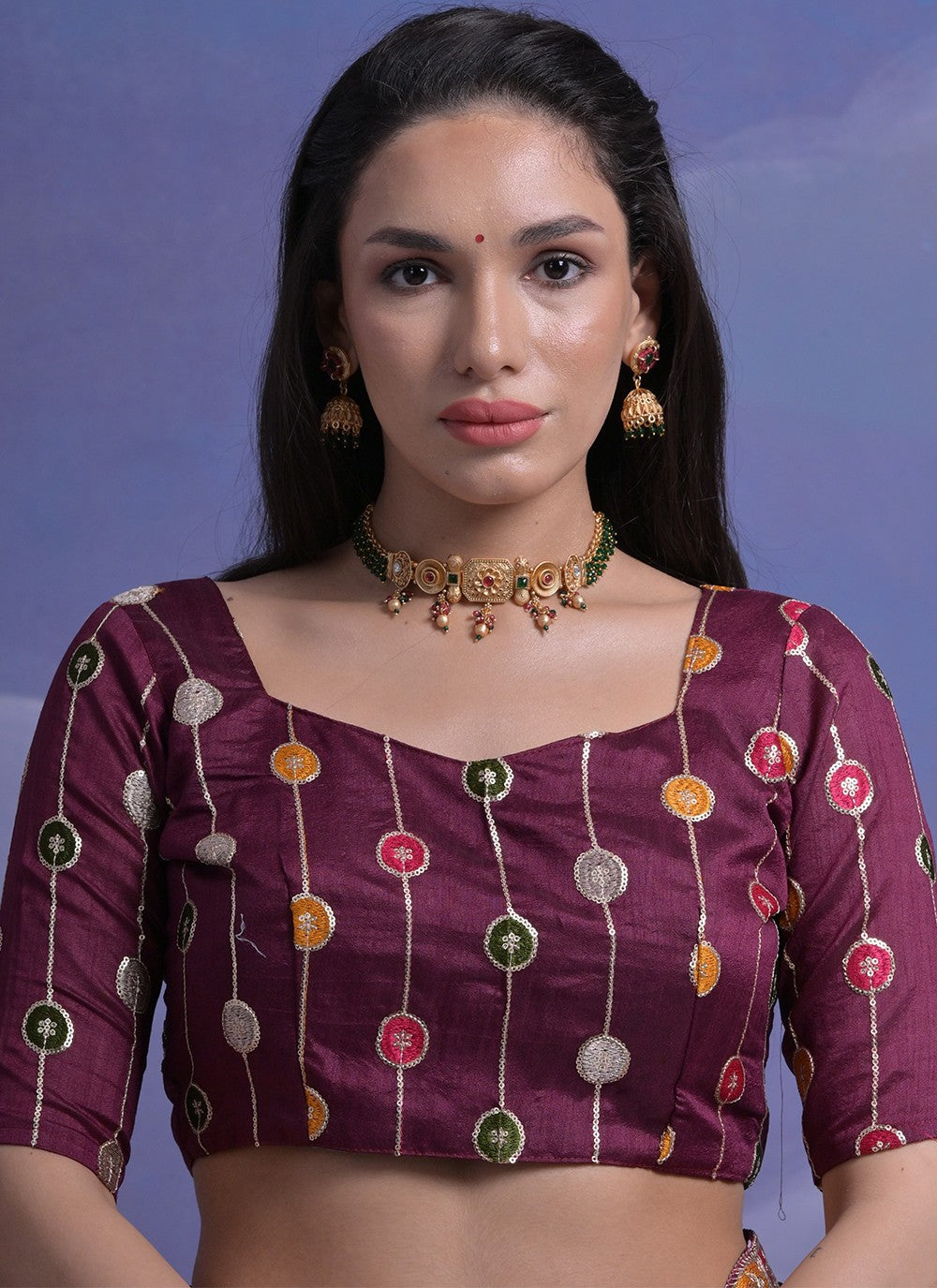 Trendy Cord Georgette Saree - S5213