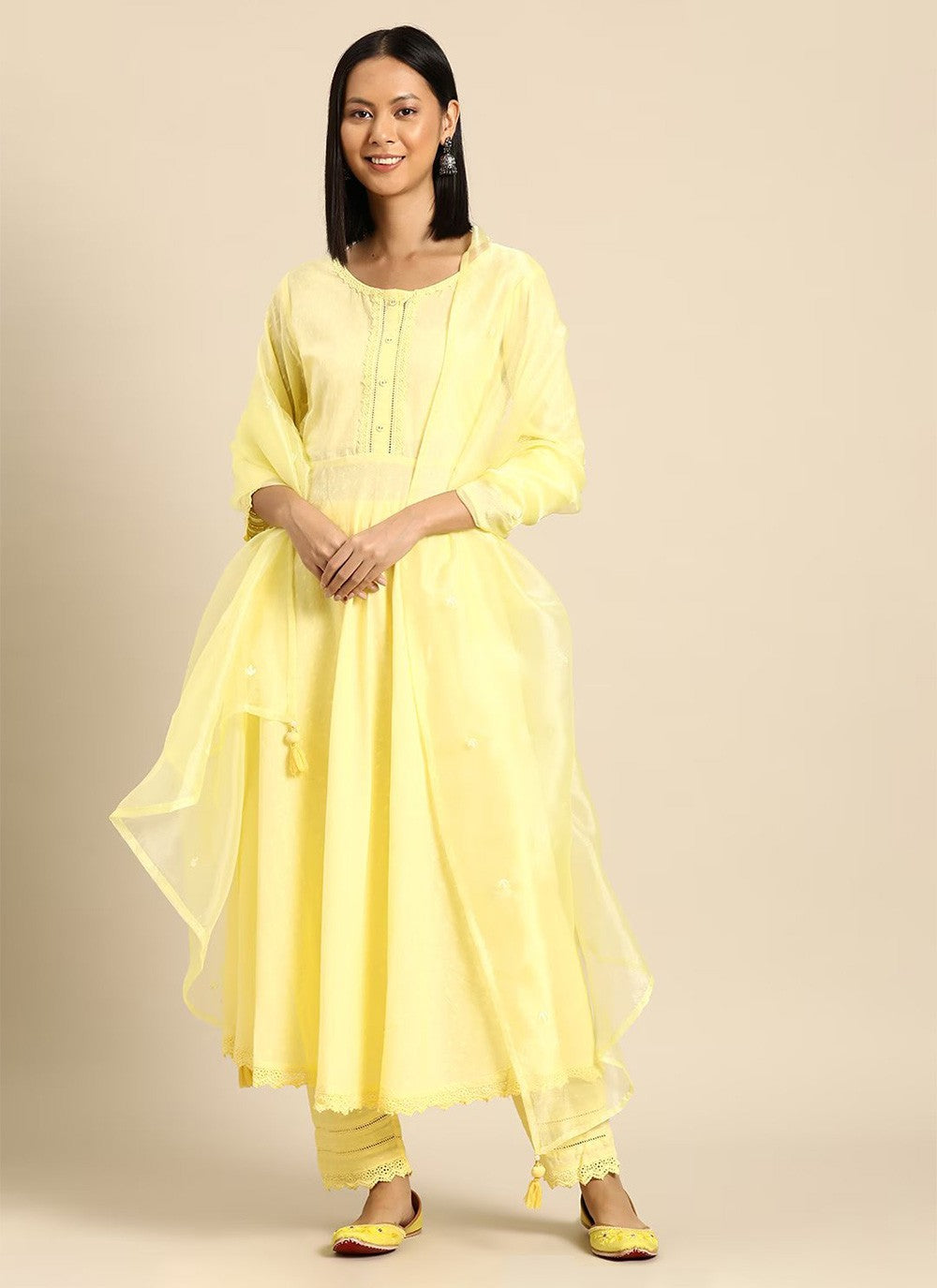 Rayon, Viscose Anarkali - T1166