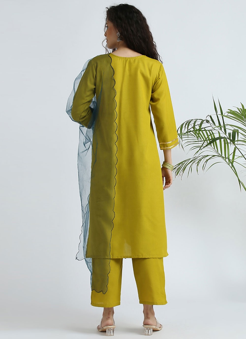 Embroidered Cotton Salwar Suit - T4615