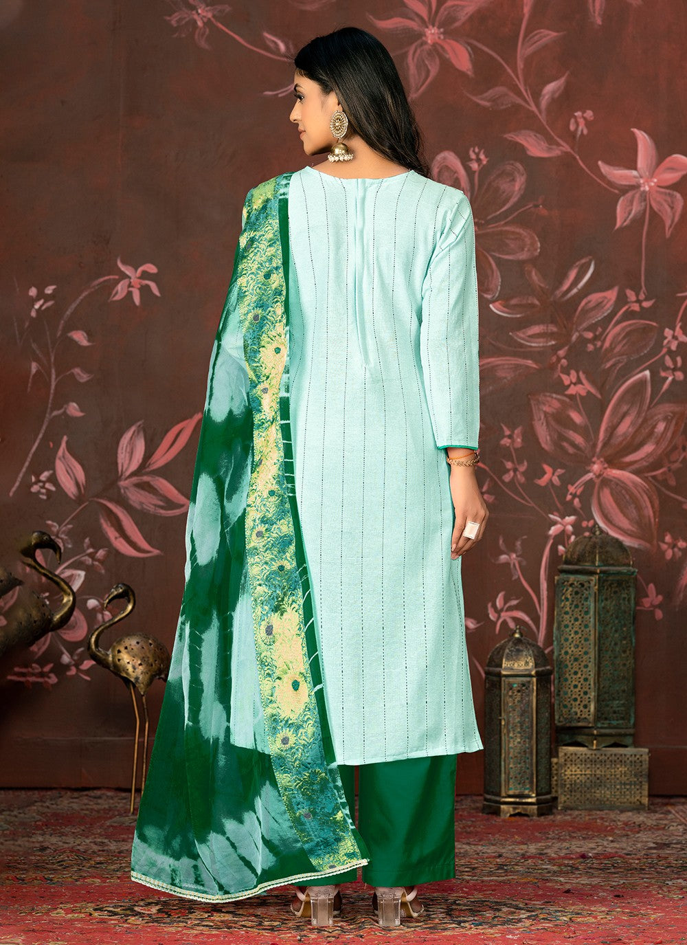 Art Silk Salwar Suit - T1990