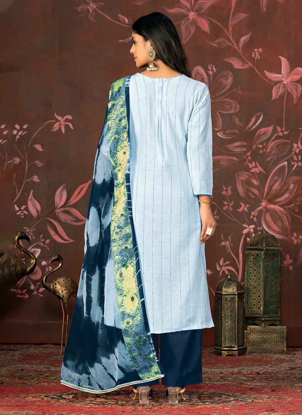 Art Silk Salwar Suit - T1990