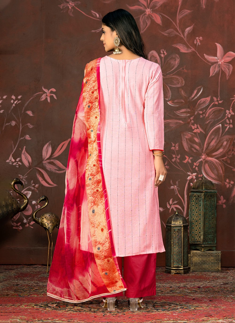 Art Silk Salwar Suit - T1990
