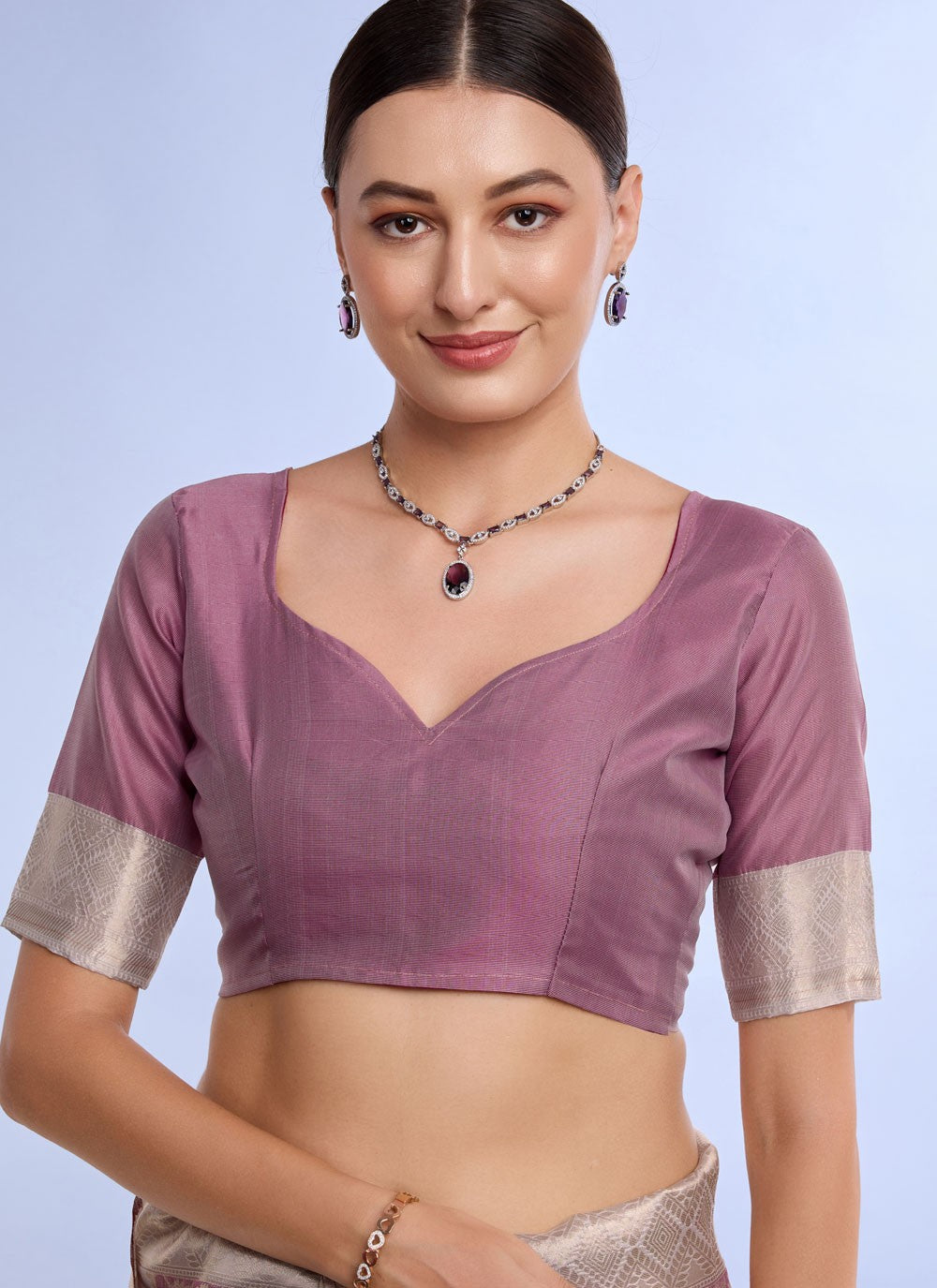 Classic Jacquard Work Cotton , Jacquard Saree - S7424