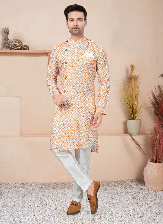 Fancy Work Cotton Multi Colour Indo Western - M6219