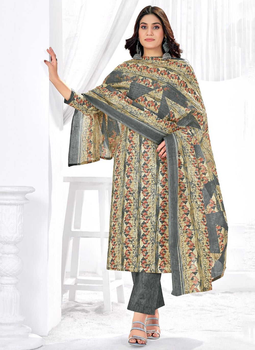 Cotton Salwar Suit - T3947