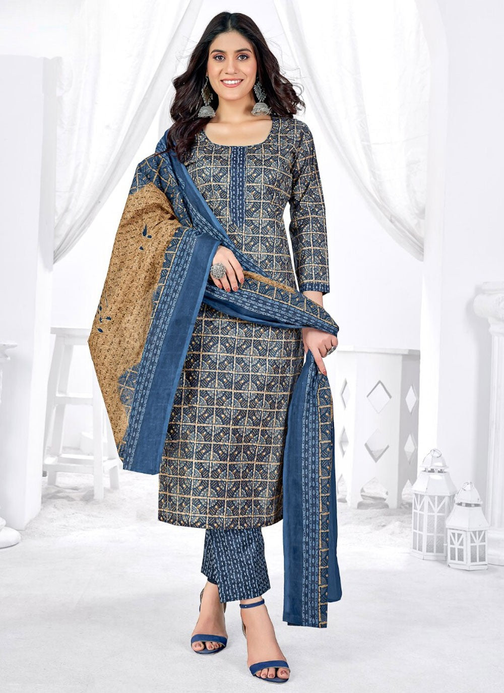 Cotton Salwar Suit - T3947