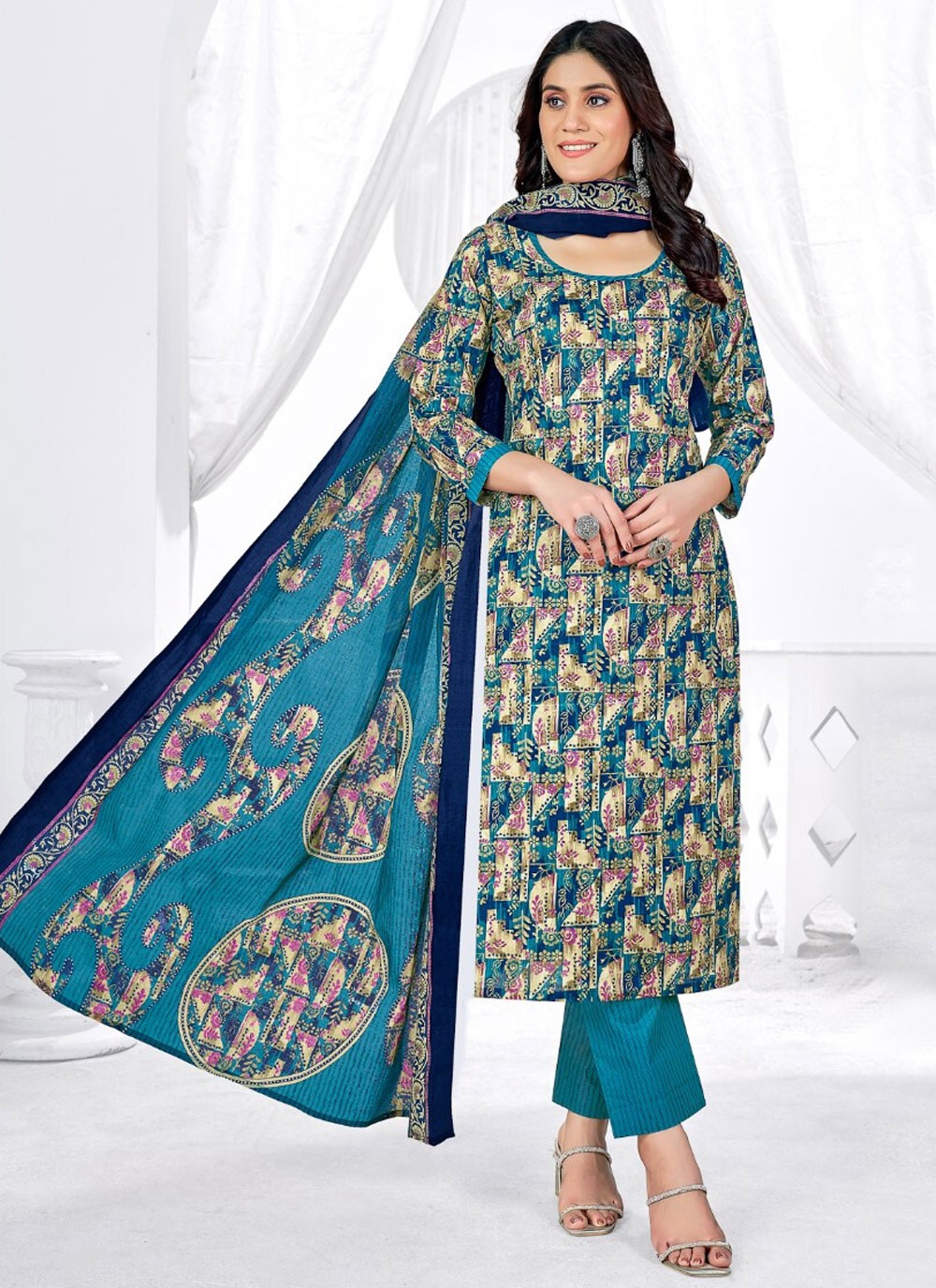 Cotton Salwar Suit - T3947