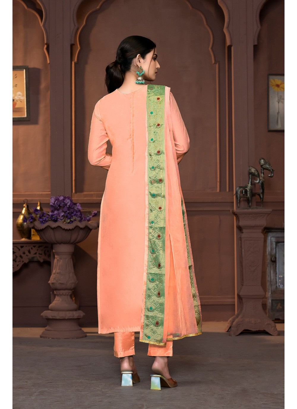 Cotton Palazzo Suit - T3437