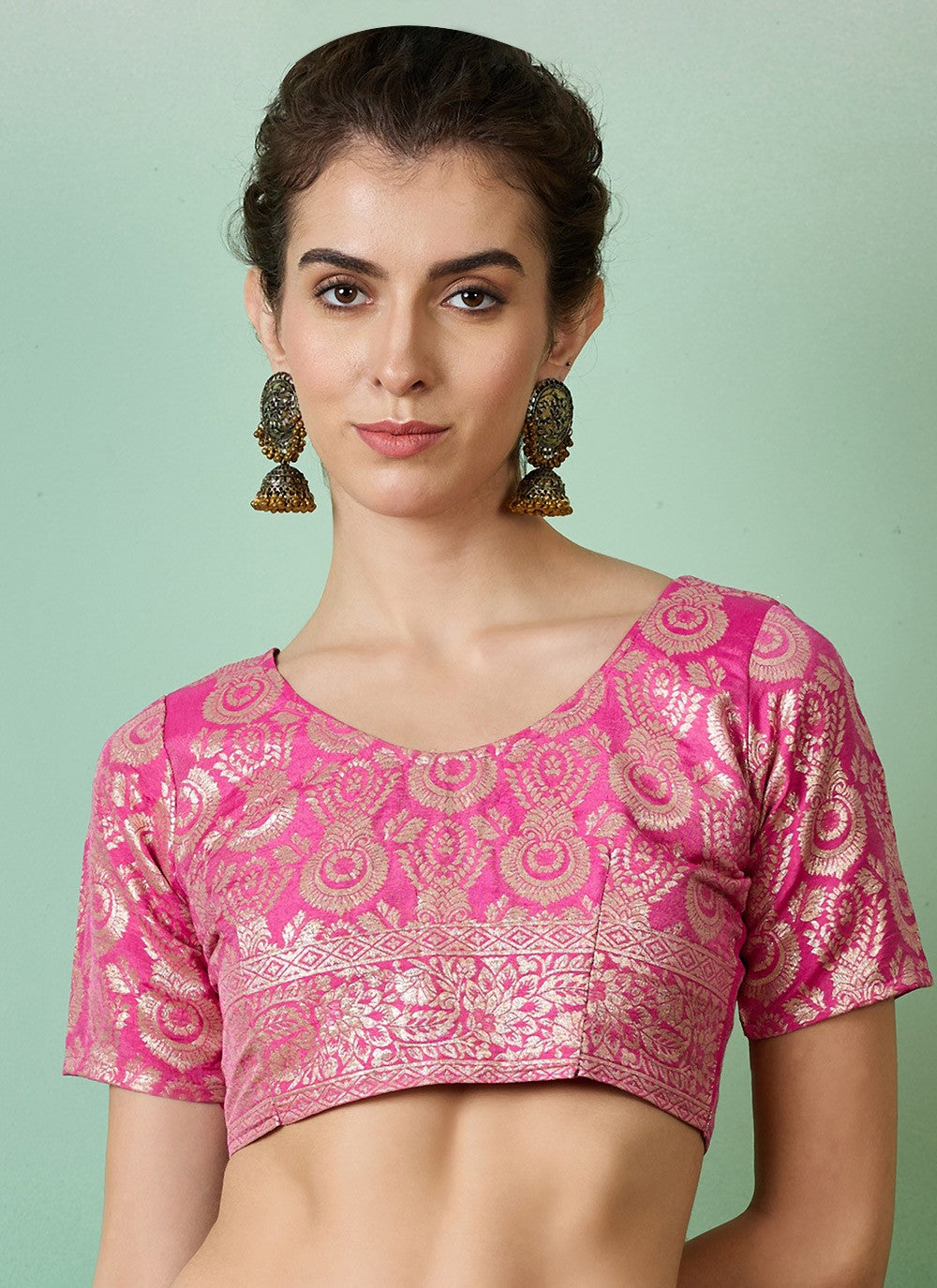 Trendy Meenakari Cotton Saree - S7074