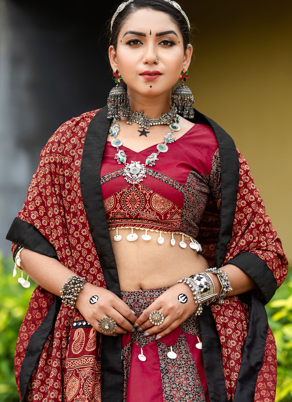 Printed Cotton Readymade Lehenga Choli - L2498