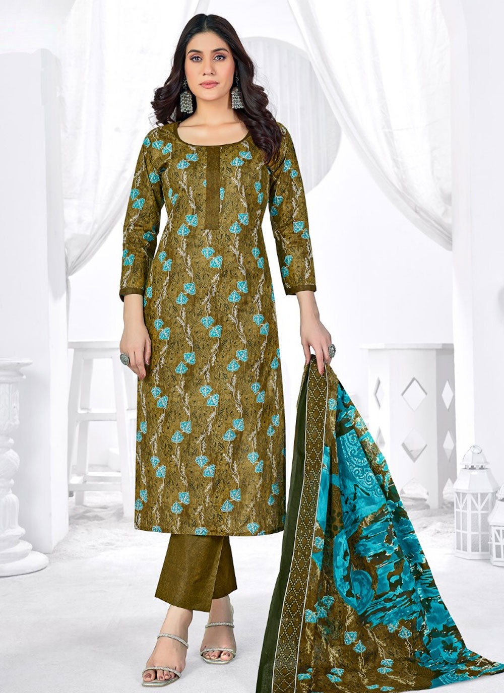 Cotton Salwar Suit - T3947