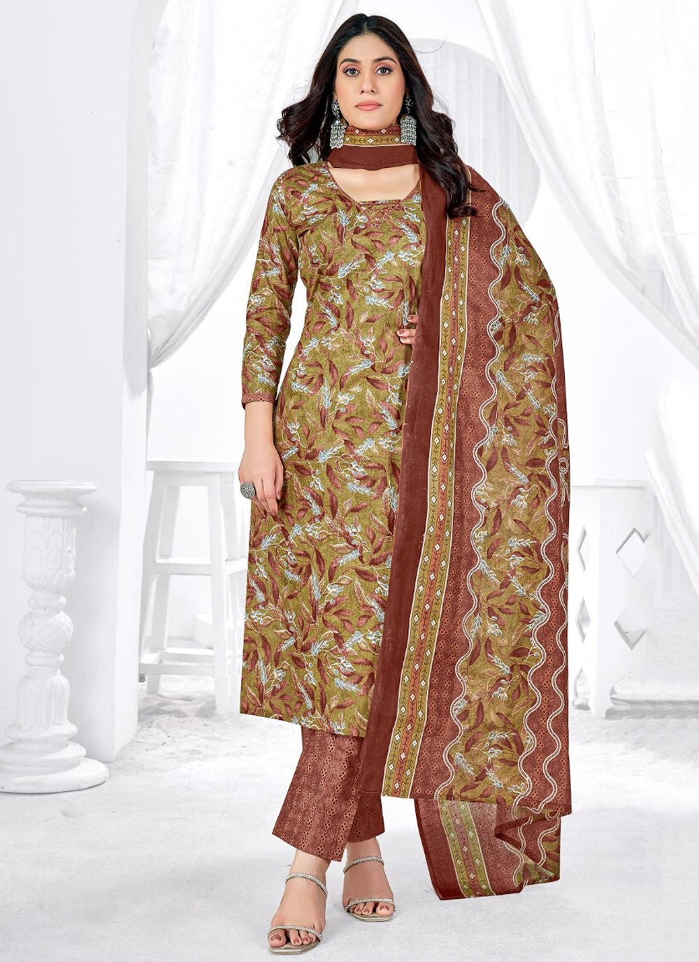 Cotton Salwar Suit - T3947