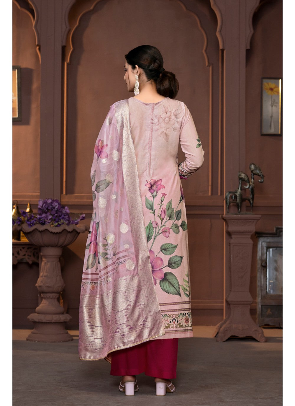 Cotton Palazzo Suit - T3437