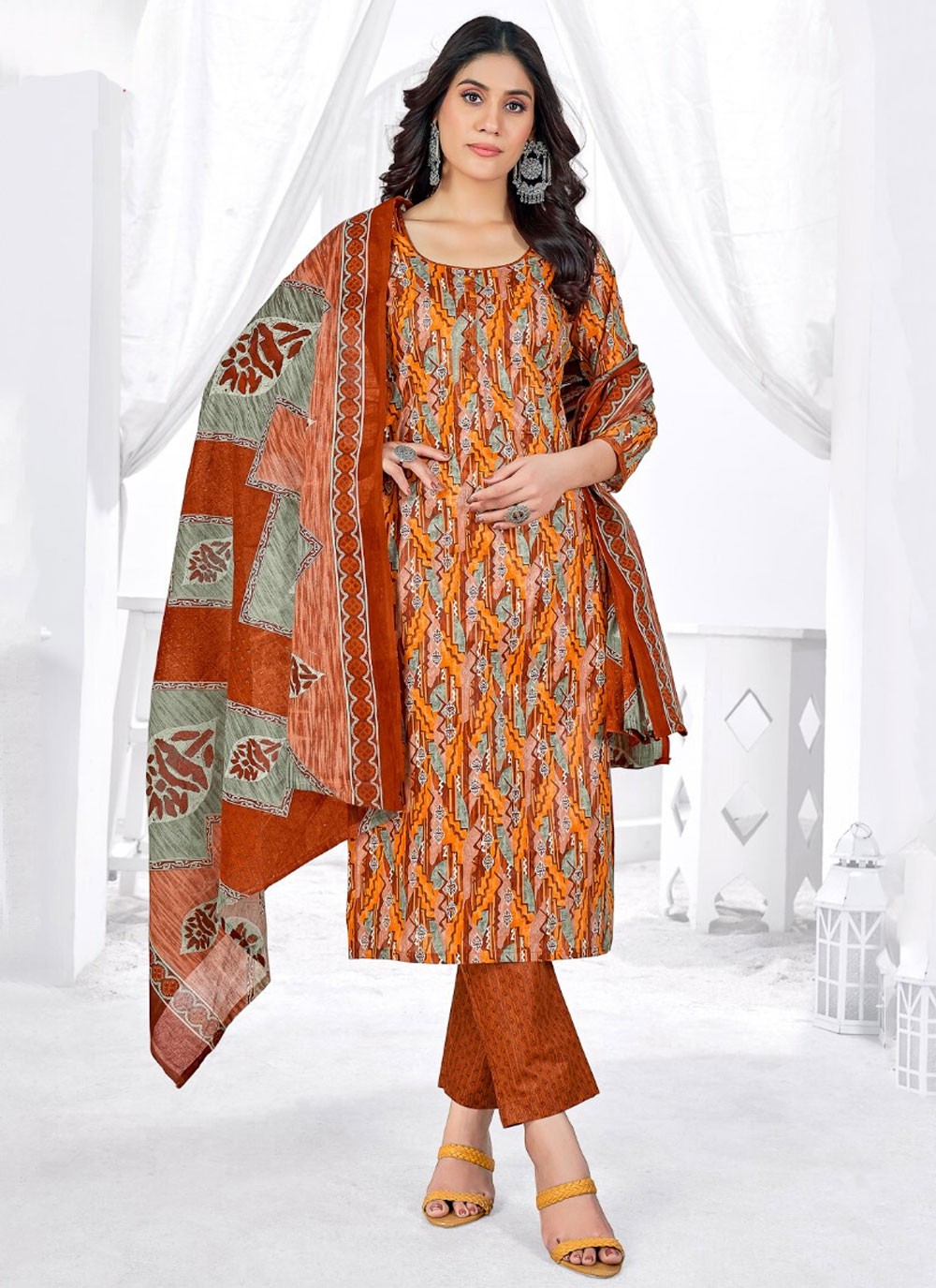 Cotton Salwar Suit - T3947