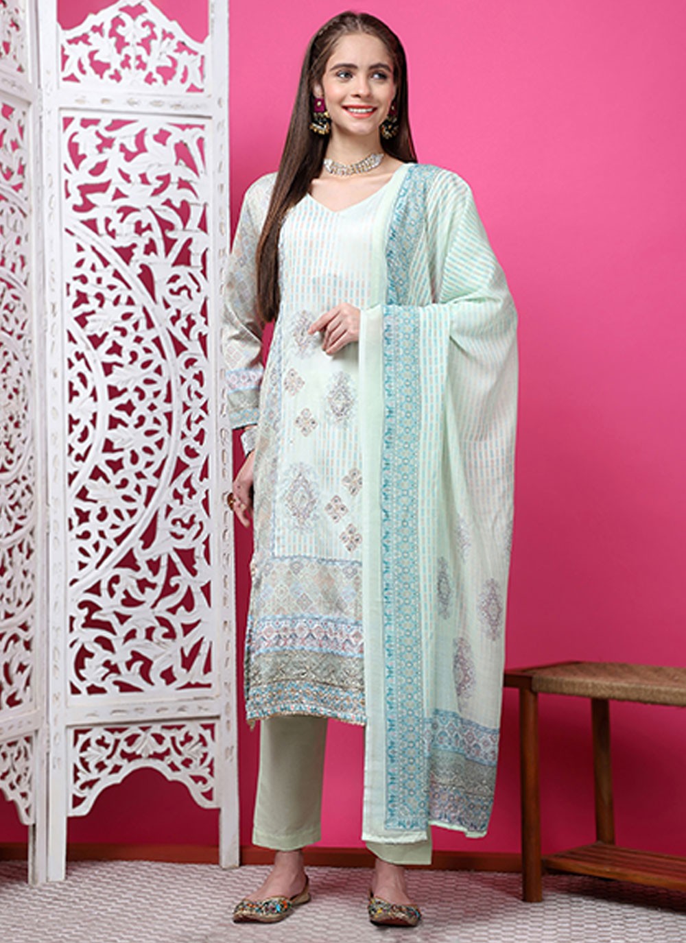Cotton Salwar Suit - T3084