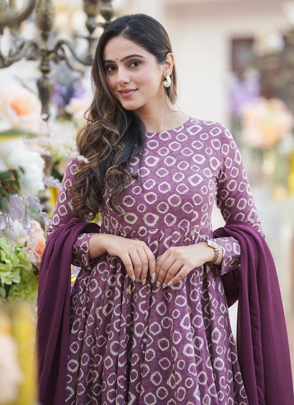 Cotton Silk Gown - G1404