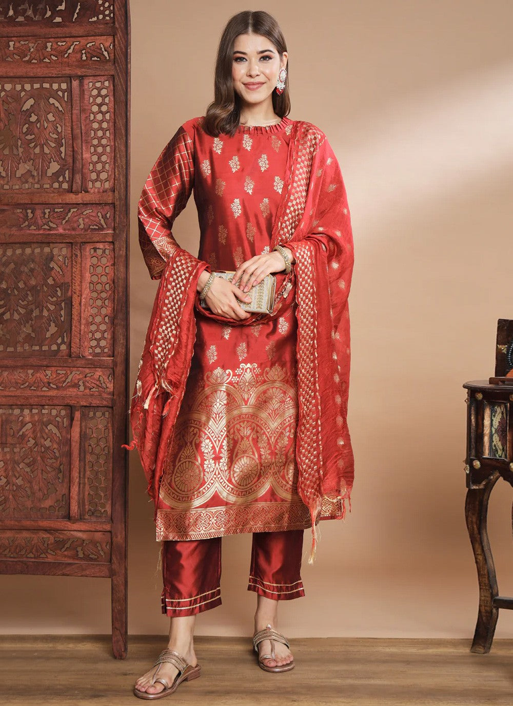 Cotton Silk Salwar Suit - T1518