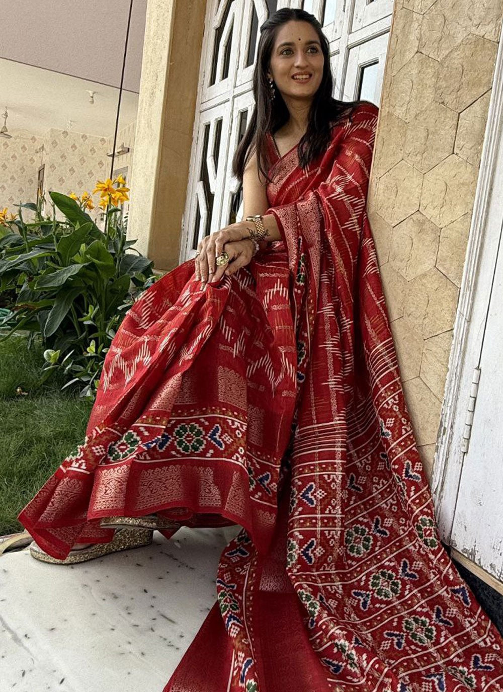 Printed Cotton Silk Saree - S11962