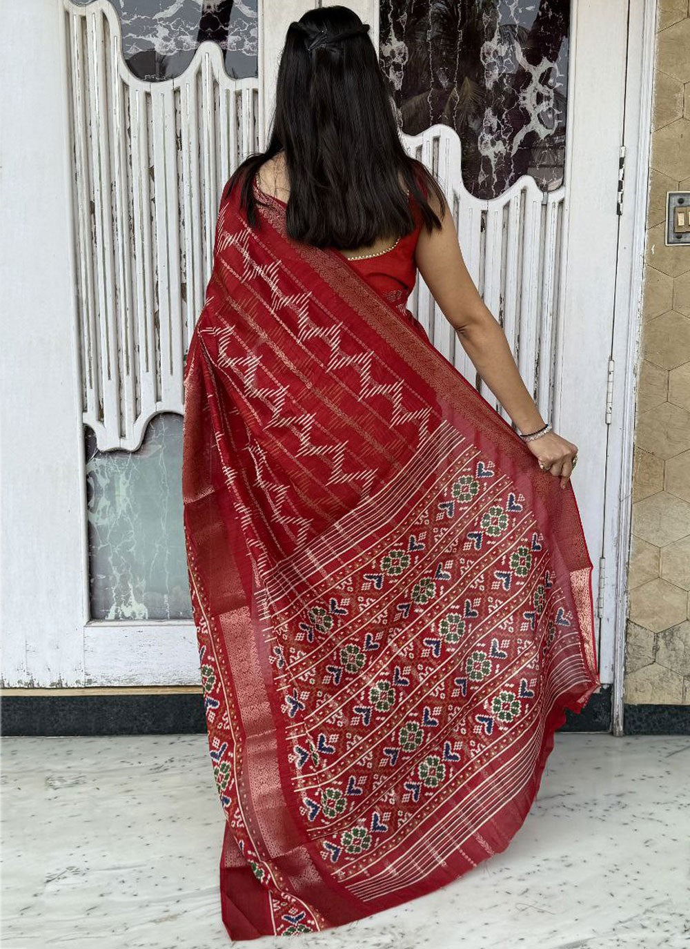 Printed Cotton Silk Saree - S11962