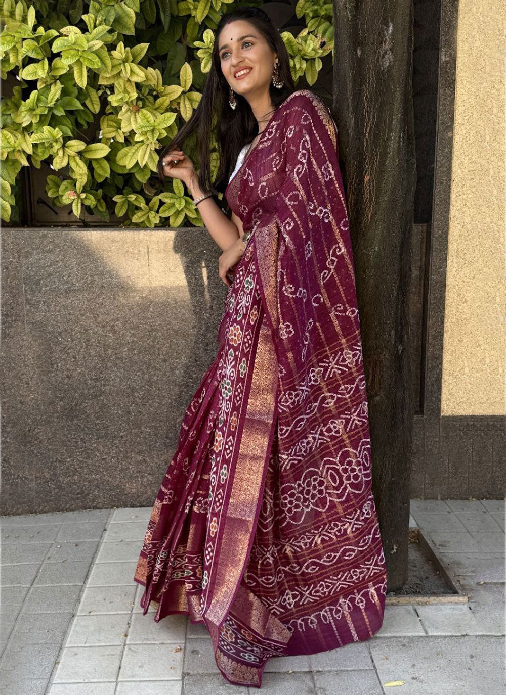 Printed Cotton Silk Saree - S11962