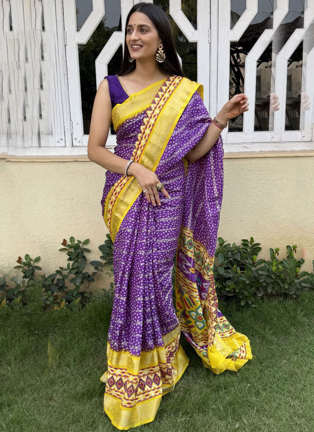Printed, Weaving Zari Cotton Silk Saree - S11784
