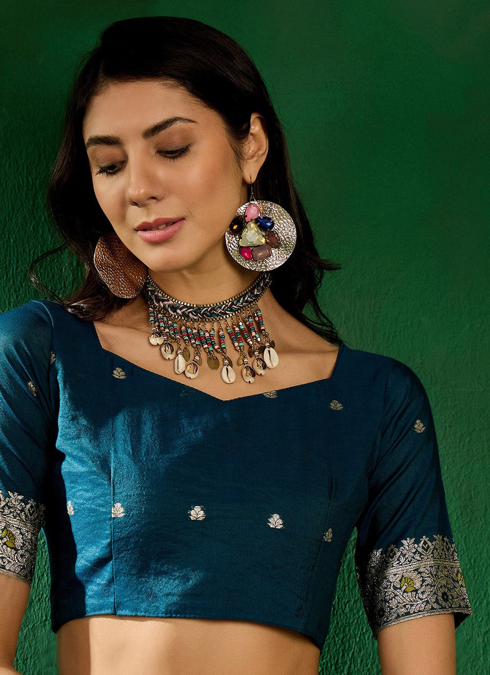 Casual Jacquard Work Cotton Saree - S6973