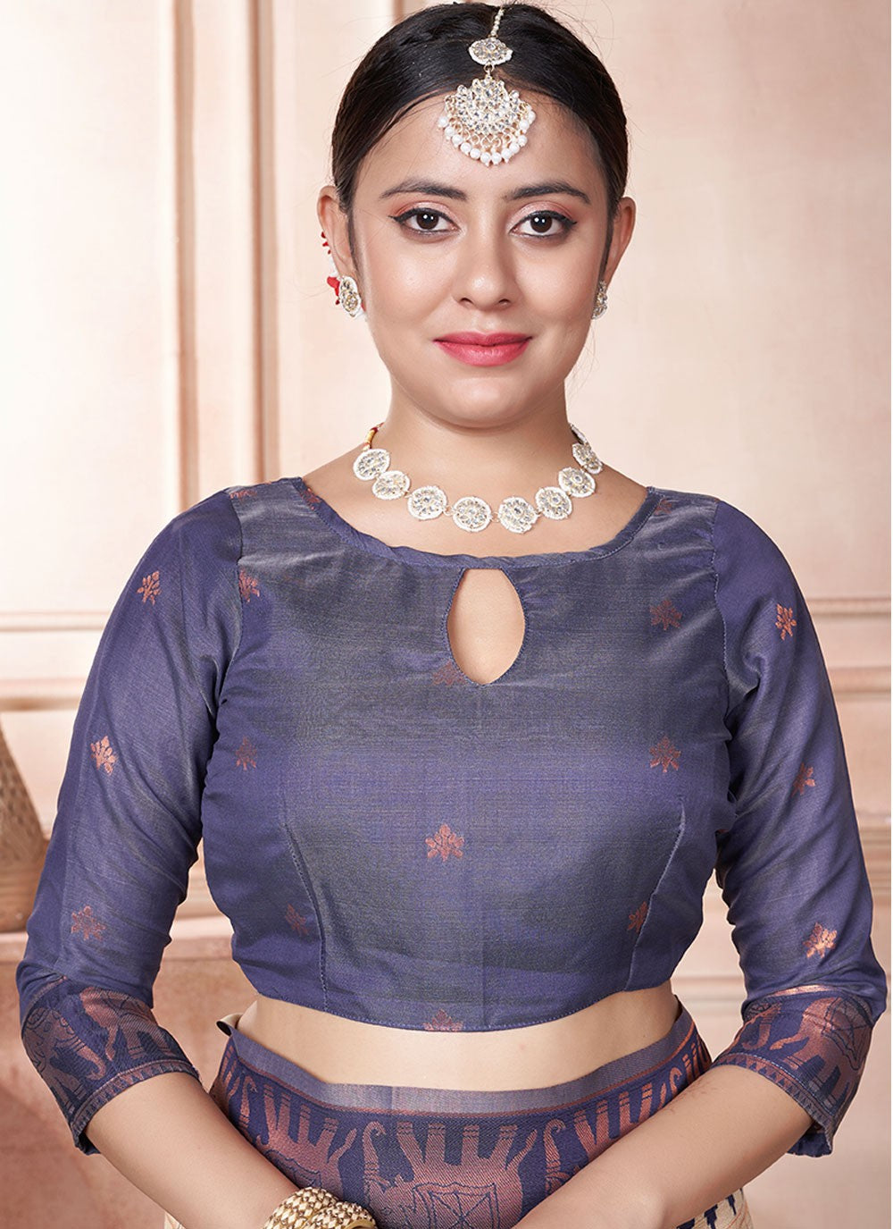 Contemporary Woven Kanjivaram Silk Saree - S6426