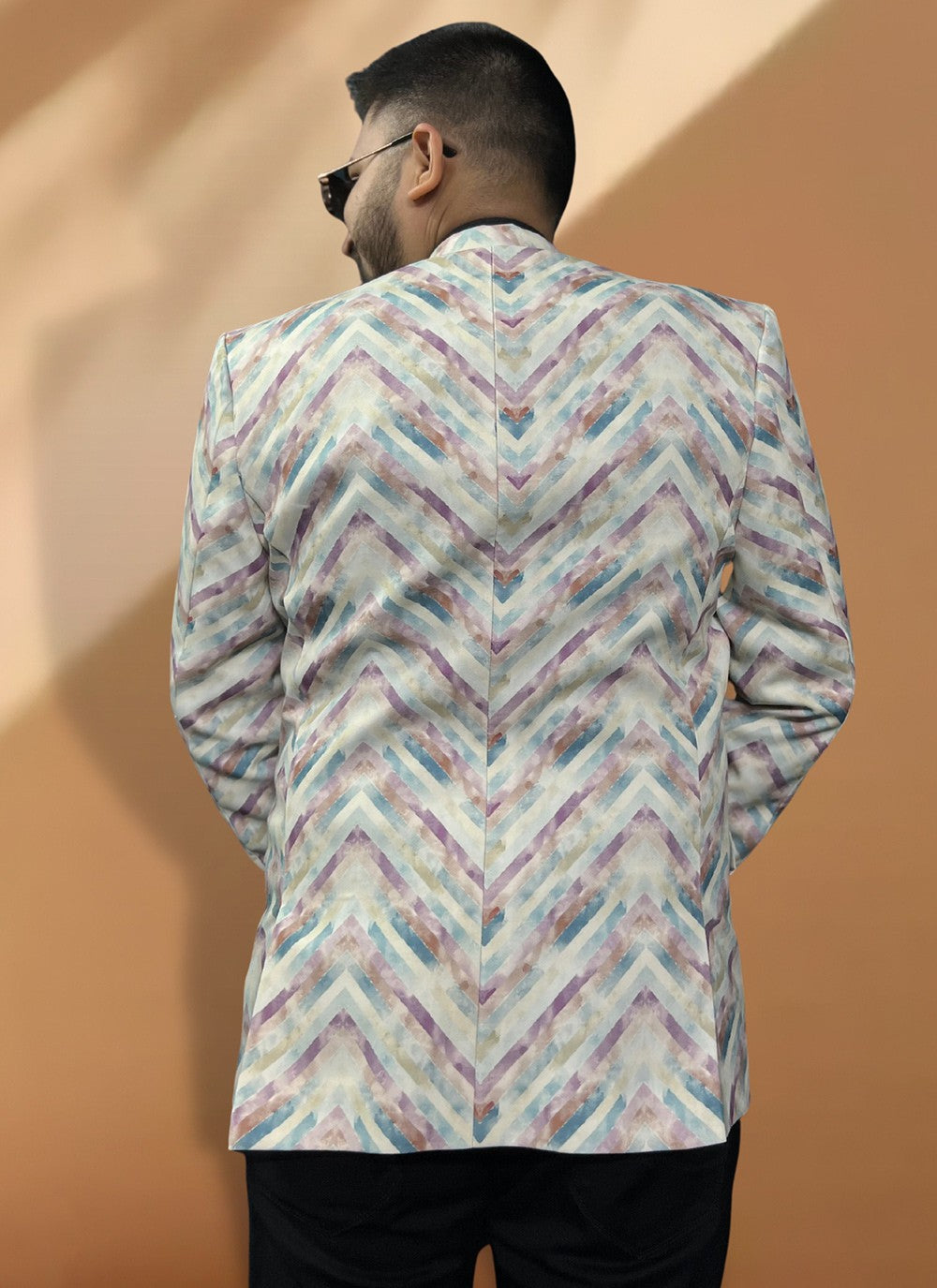 Fancy Work Cotton Cream Coats & Blazers - M5564