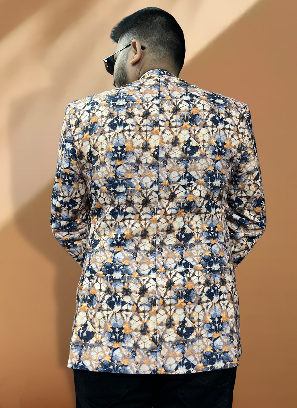 Fancy Work Cotton Cream Coats & Blazers - M5562