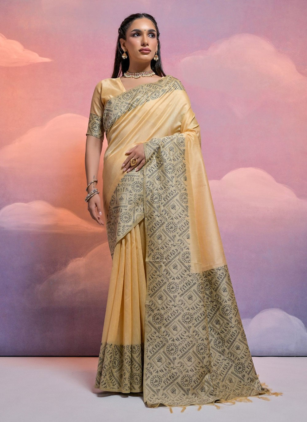 Classic Woven Handloom Silk Saree - S5715