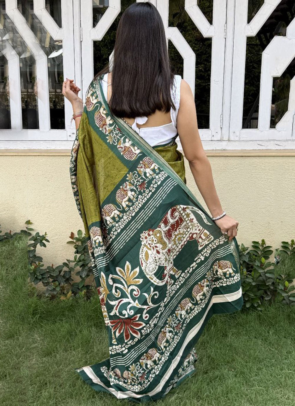 Printed Crepe Silk Saree - S11753