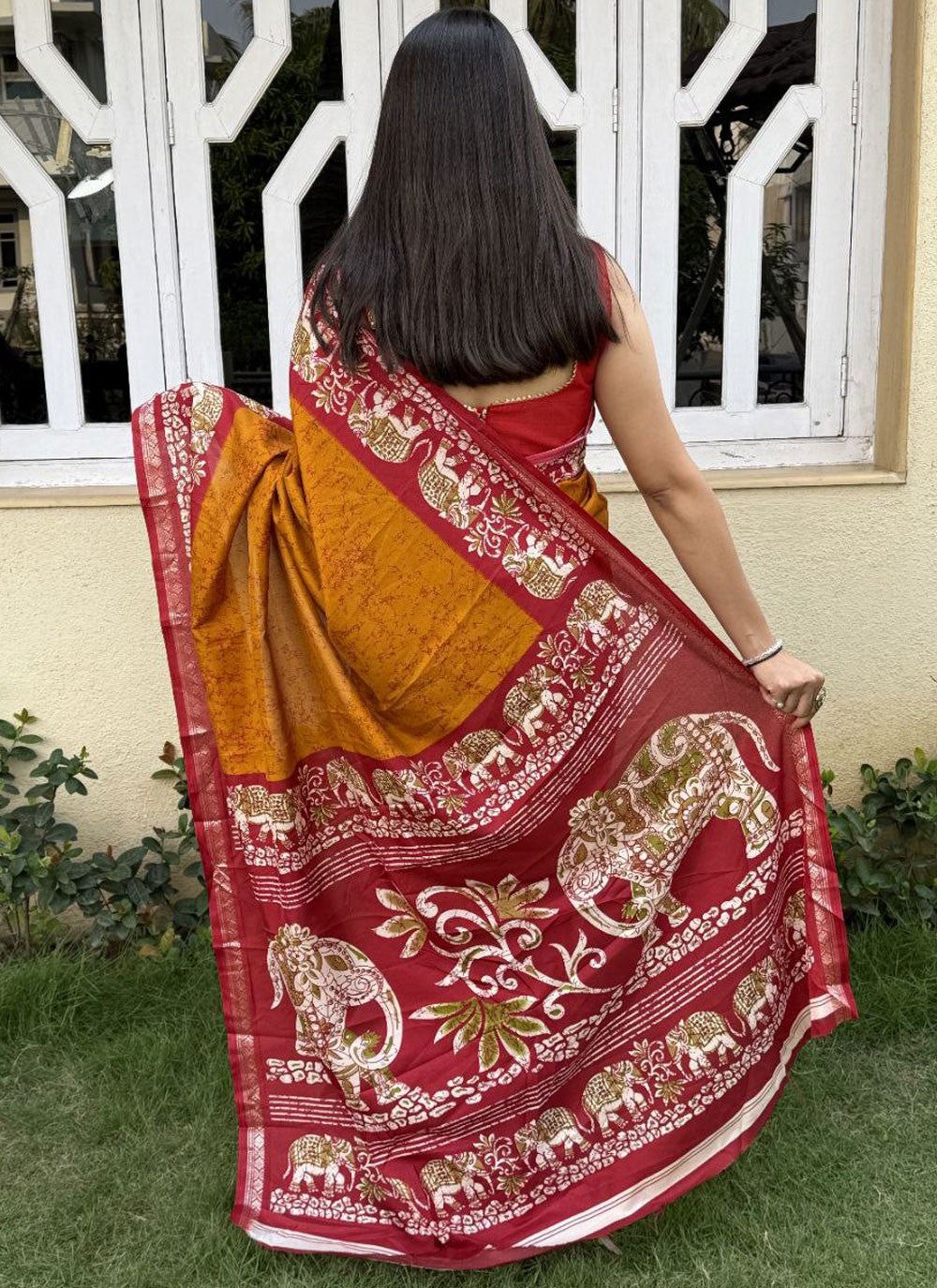 Printed Crepe Silk Saree - S11753