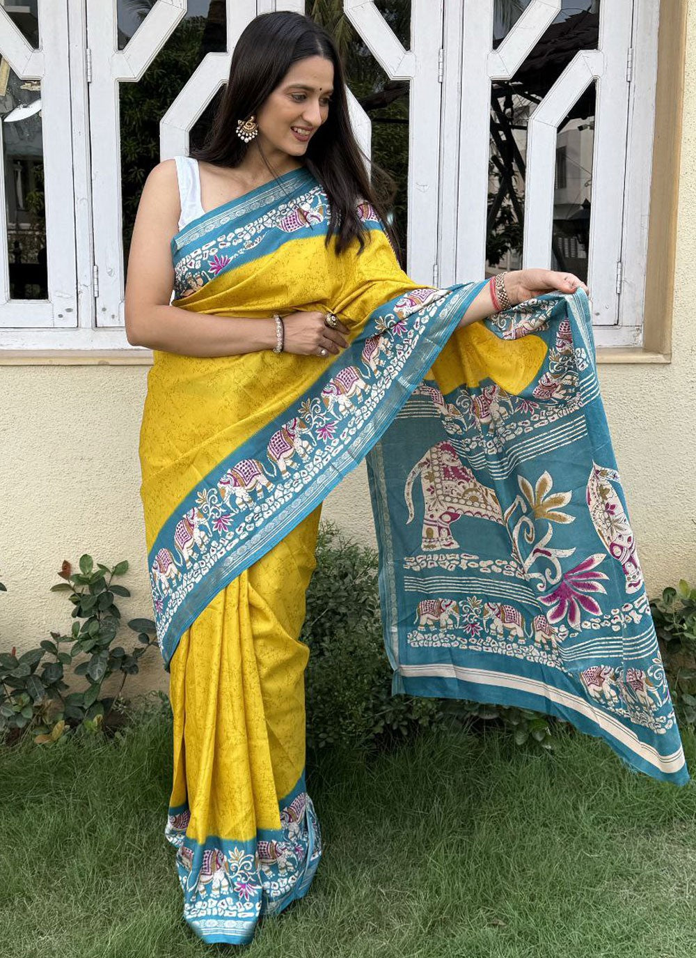 Printed Crepe Silk Saree - S11753