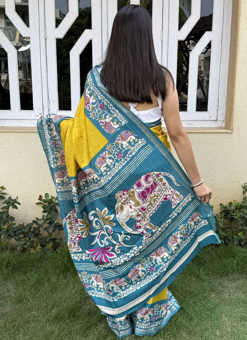 Printed Crepe Silk Saree - S11753