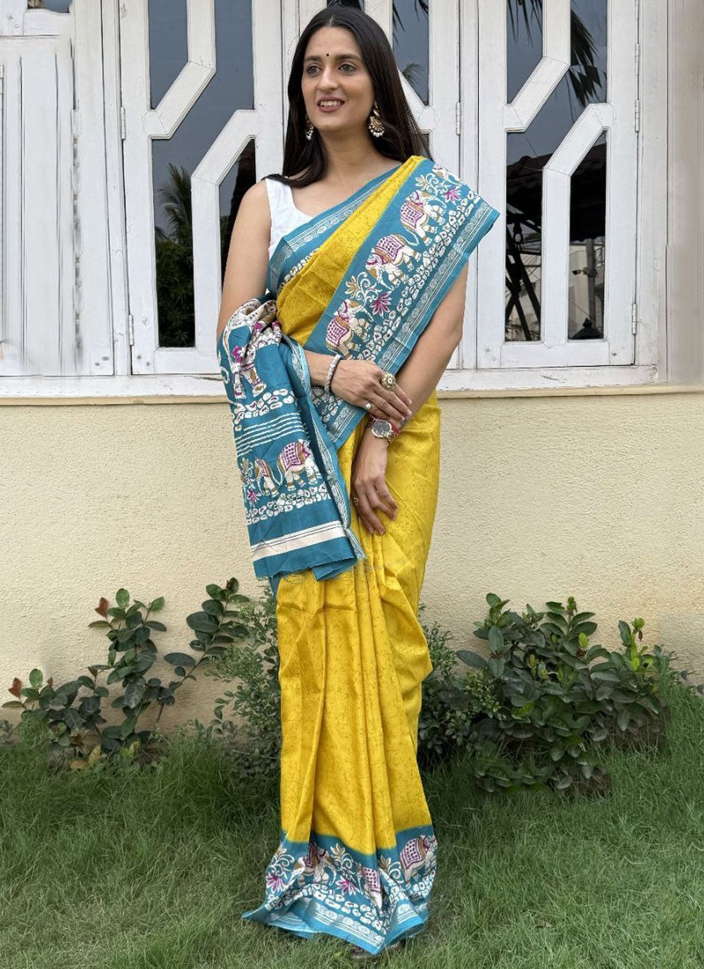 Printed Crepe Silk Saree - S11753