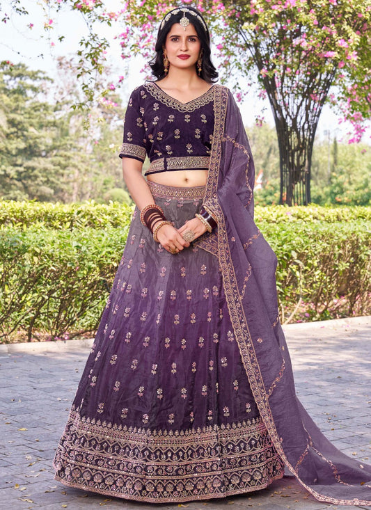 Crush Ceremonial, Festival, Mehandi & Sangeet A - Line Lehenga L3650