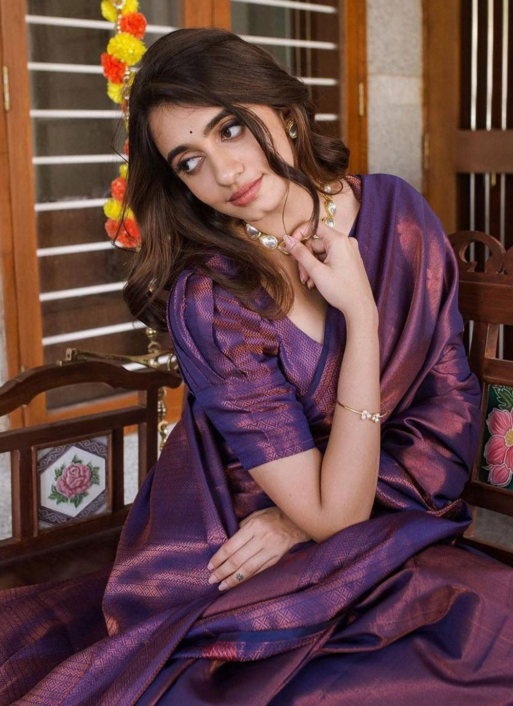 Classic Designer Banarasi Silk Saree - S5402