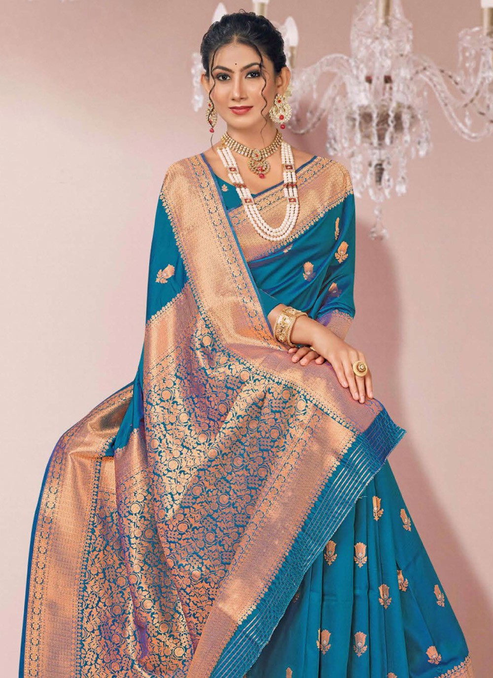 Traditional Woven Silk Saree - S7350