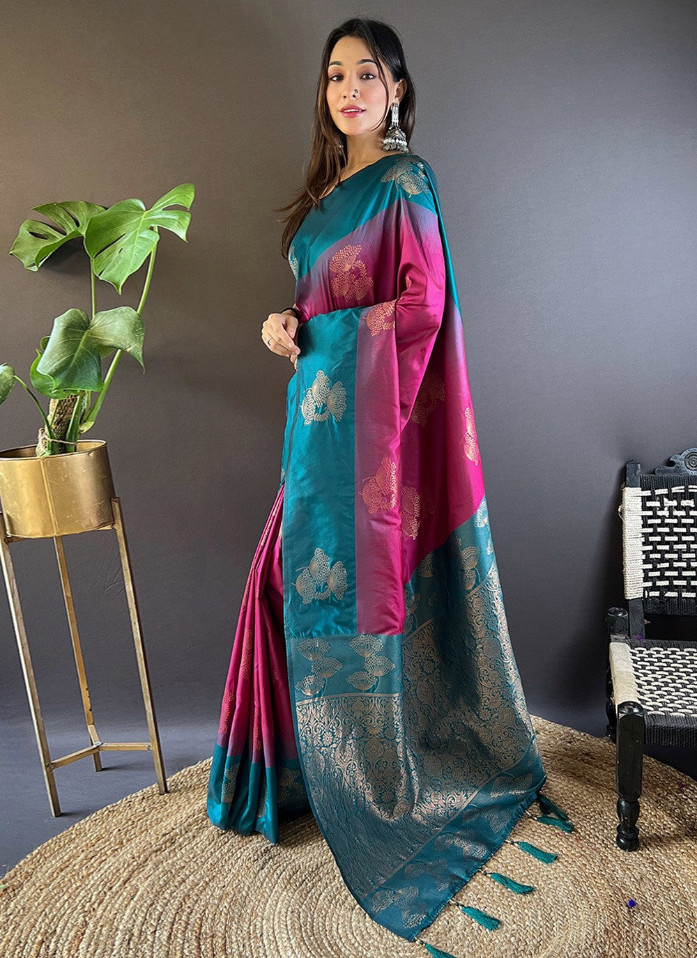Traditional Woven Silk Saree - S7866