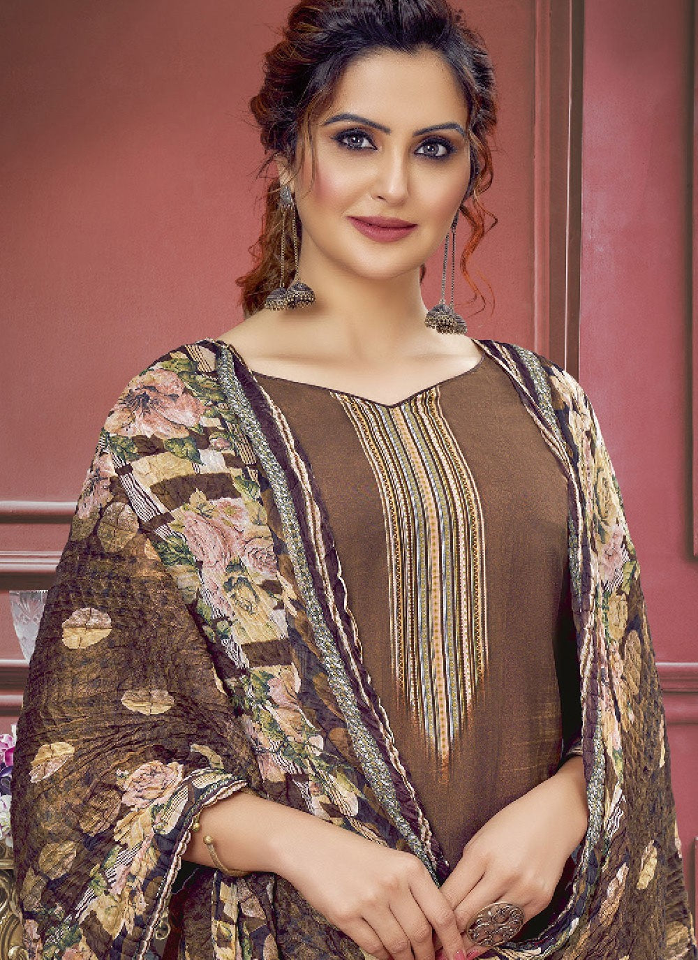 Muslin Salwar Suit - T2427