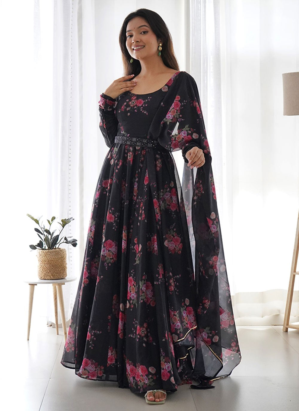 Organza, Silk Gown - G1483