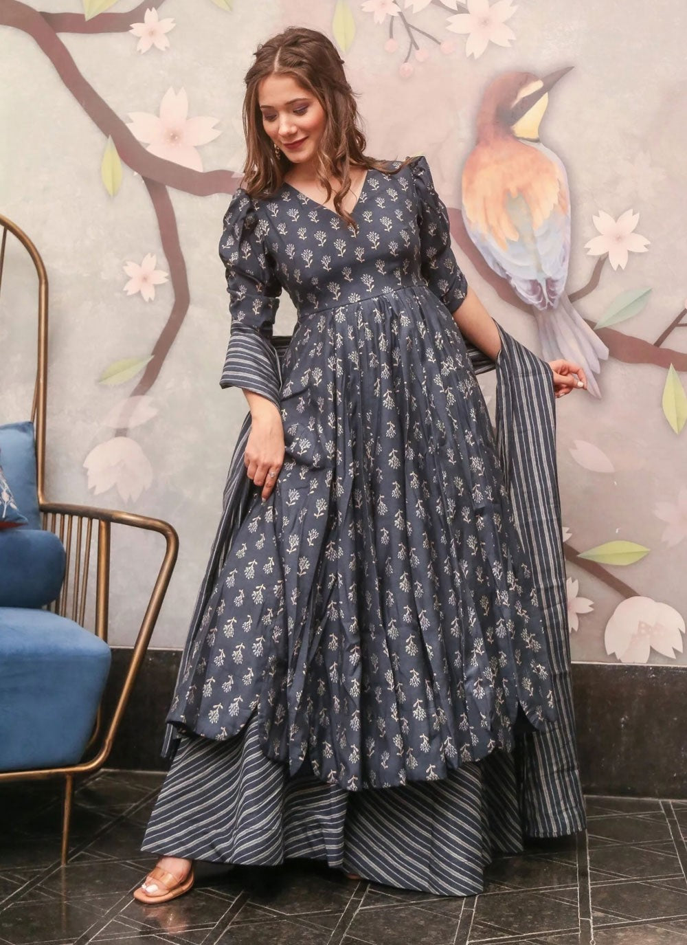 Muslin Salwar Suit - T1547
