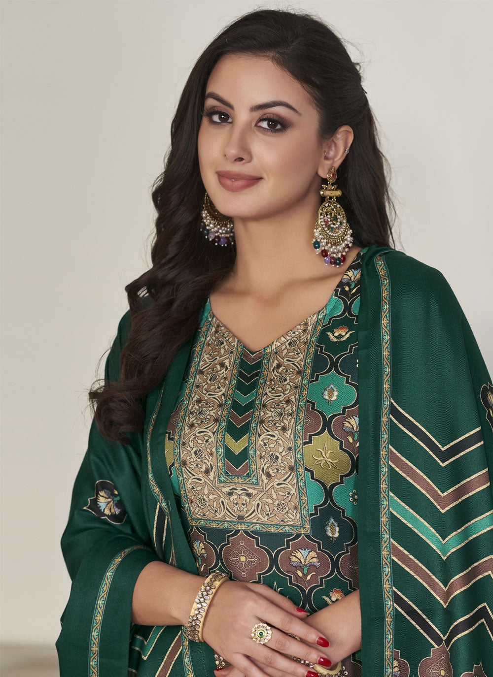 Pashmina Salwar Suit - T1707