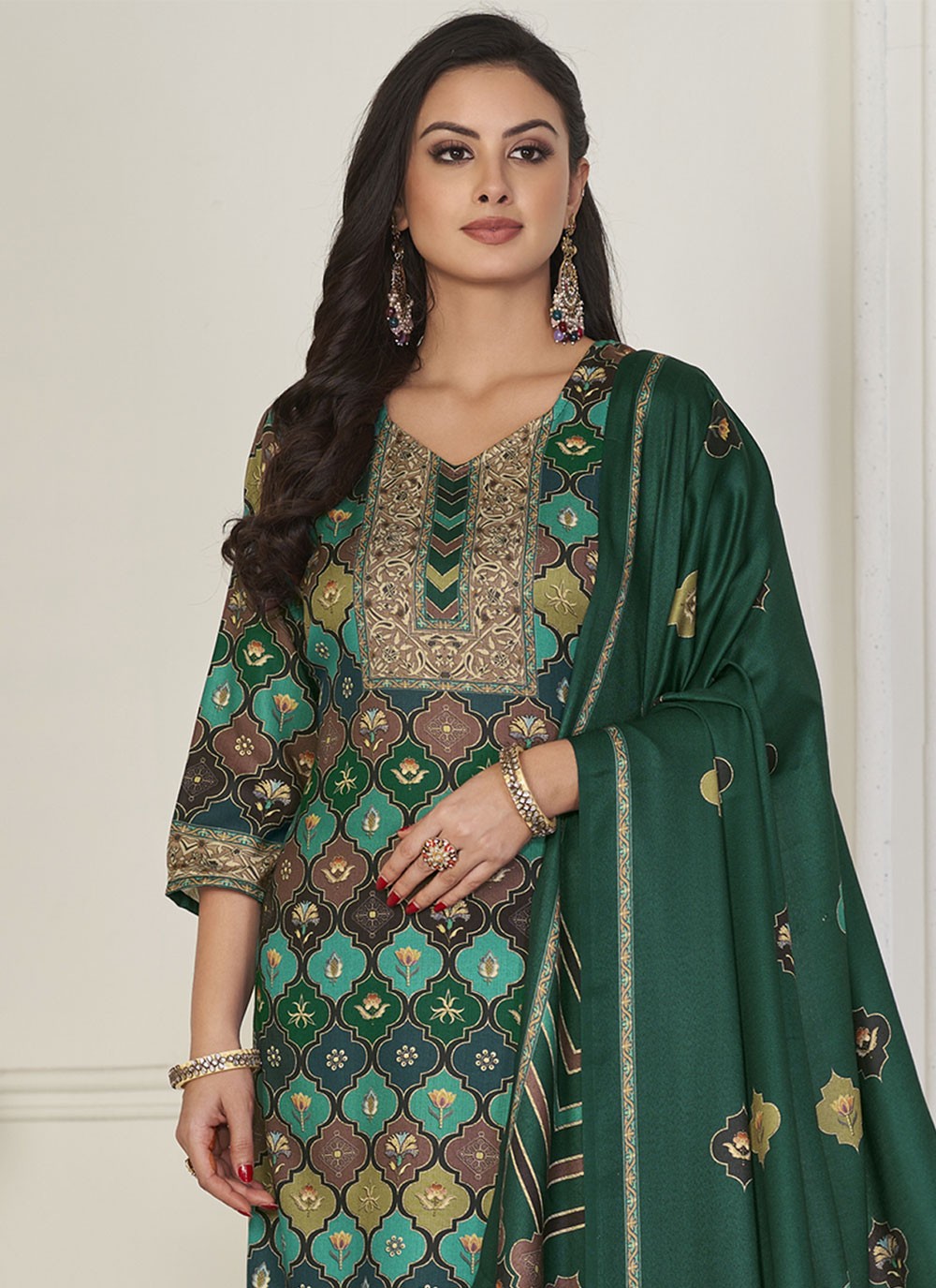 Pashmina Salwar Suit - T1707