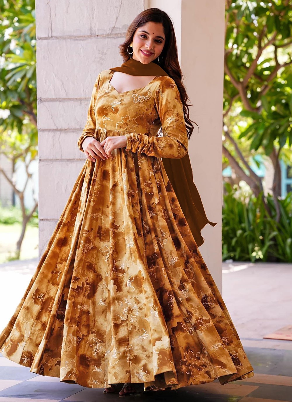 Rayon Gown - G1425