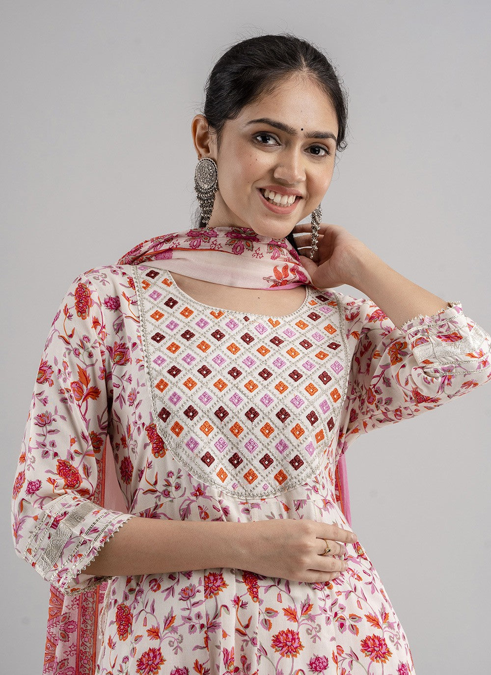 Cotton , Rayon Salwar Suit - T1345