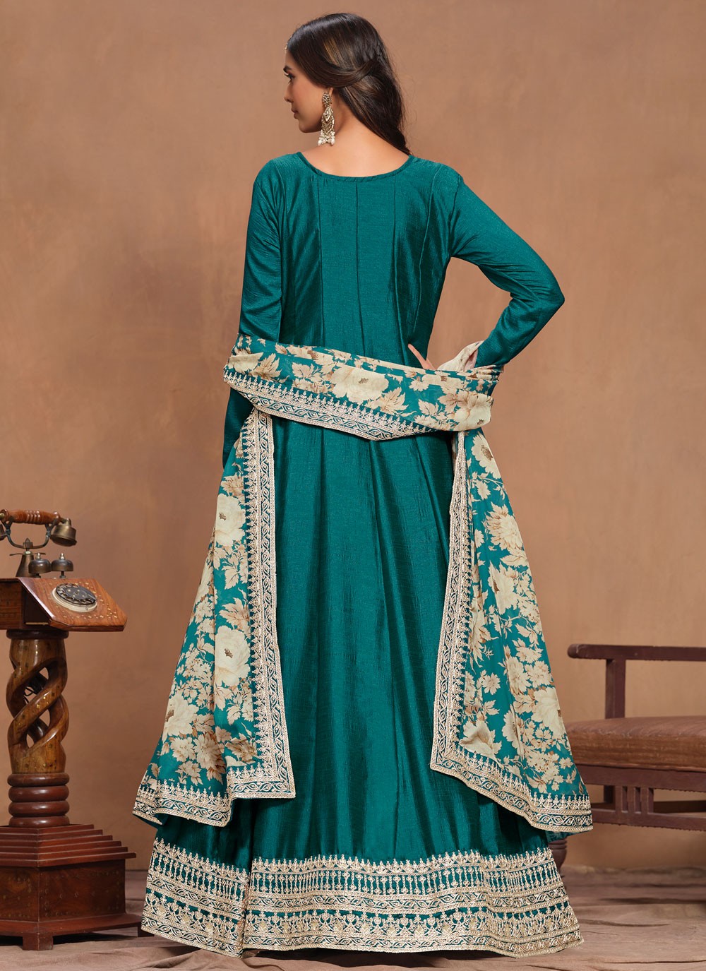 Art Silk Gown - G1582