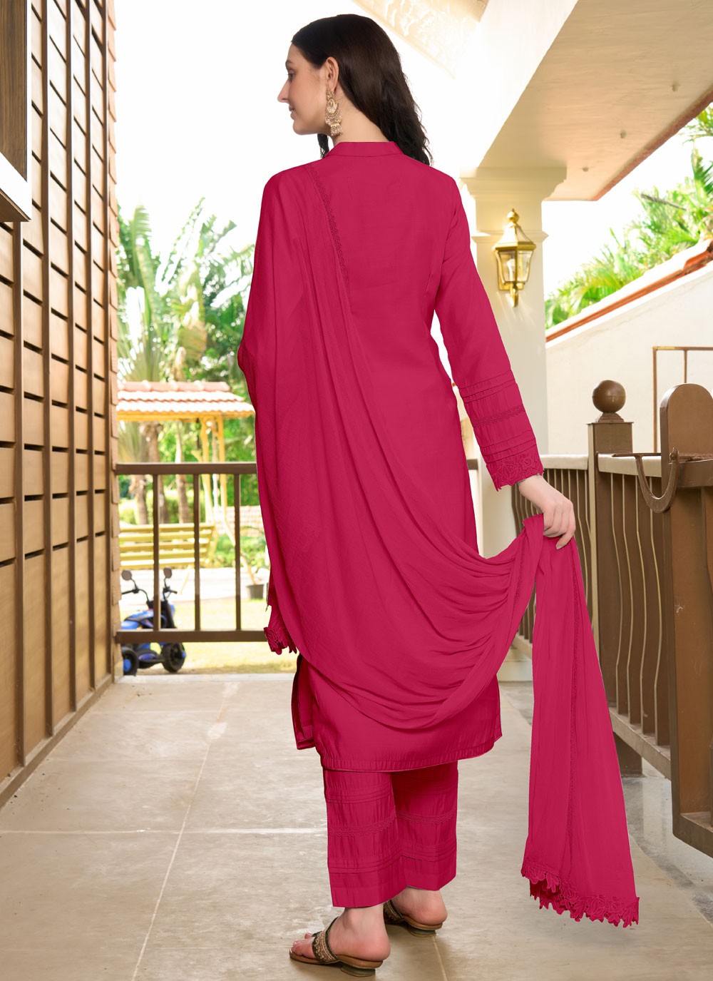 Art Silk Salwar Suit - T3746