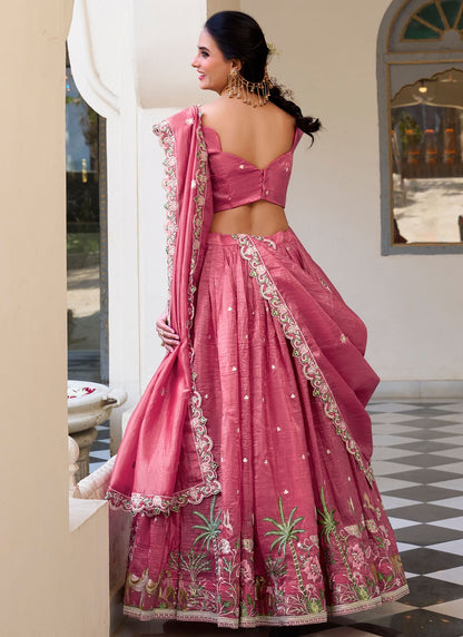 Crush Festival, Mehandi & Sangeet A - Line Lehenga L3624