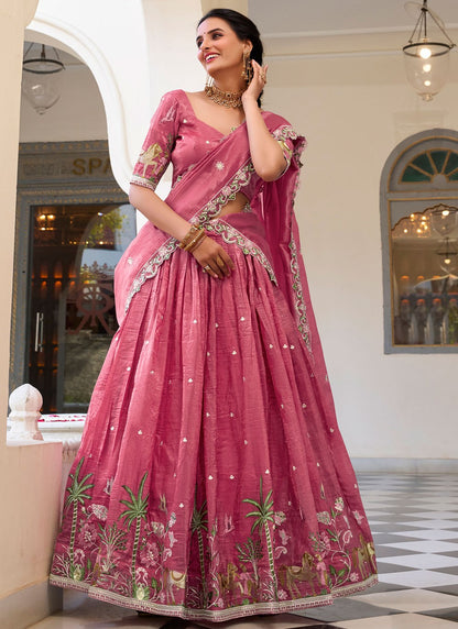 Crush Festival, Mehandi & Sangeet A - Line Lehenga L3624